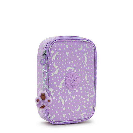 Sacs Kipling 100 Pens Printed Case Violette | FR 1179GS